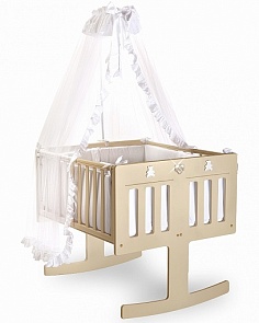 Люлька для близнецов Culla Gemelli Desire, слоновая кость (FERETTI, C-G-DE-02)